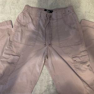 Hollister Medium (8) Purple Adjustable High Rise Baggy Cargos